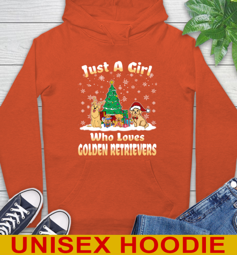 Christmas Just a girl who love golden retrievers dog pet lover 16