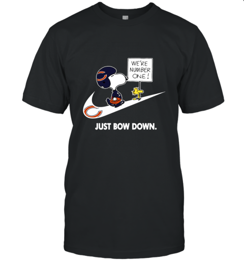 NFL Chicago Bears Are Number One – NIKE Just Bow Down Snoopy