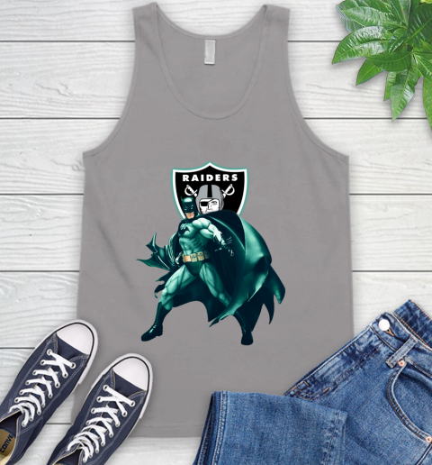 NFL Batman Football Sports Oakland Raiders Tank Top 4