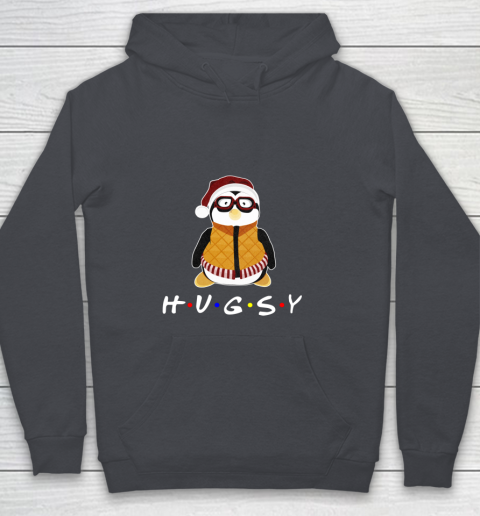 Funny Tee Hugsy Penguin For Friends Christmas Unagi Lobster Youth Hoodie 5
