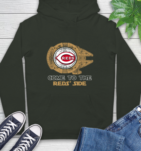 MLB Come To The Cincinnati Reds Side Star Wars Baseball Sports Hoodie 12