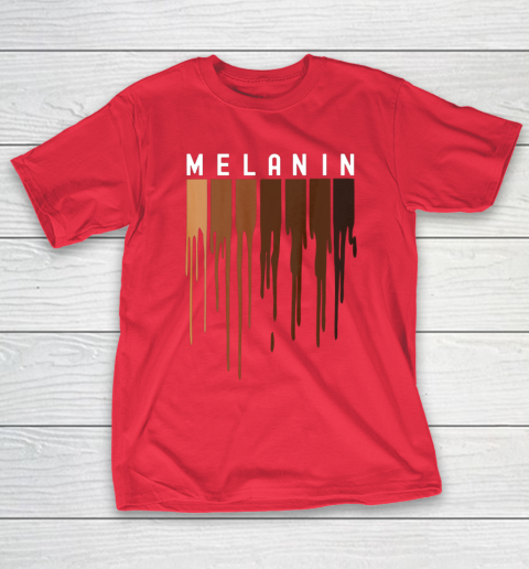 Drippin Melanin T Shirt for Women Pride  Black History Gift T-Shirt 9