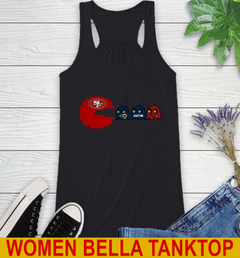 San Francisco 49ers NFL Football Pac Man Champion Racerback Tank 2