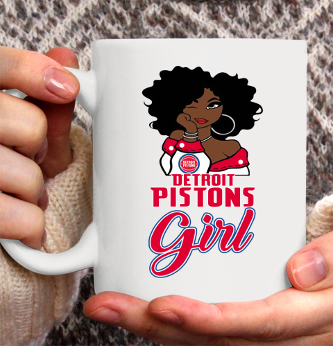 Detroit Pistons Girl NBA Ceramic Mug 11oz 4