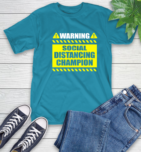Coronavirus Shirt  Warning Social Distancing Champion 10