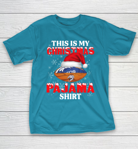 Denver Broncos This Is My Christmas Pajama Shirt NFL T-Shirt 7
