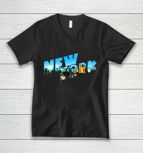 New York V-Neck T-Shirt