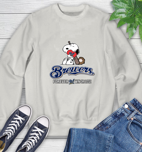 MLB The Peanuts Movie Snoopy Forever Win Or Lose Baseball Milwaukee Brewers 36
