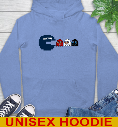 Seattle Seahawks NFL Football Pac Man Champion Hoodie 11