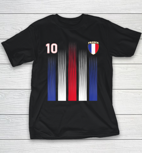 France Soccer Jersey France 10 Soccer Football Fan Youth T-Shirt