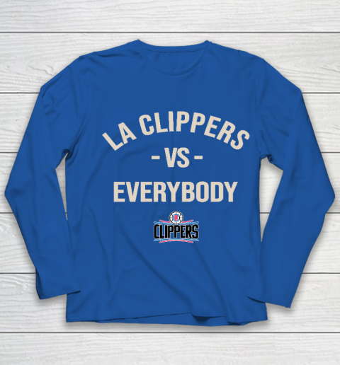 LA Clippers Vs Everybody Youth Long Sleeve 7