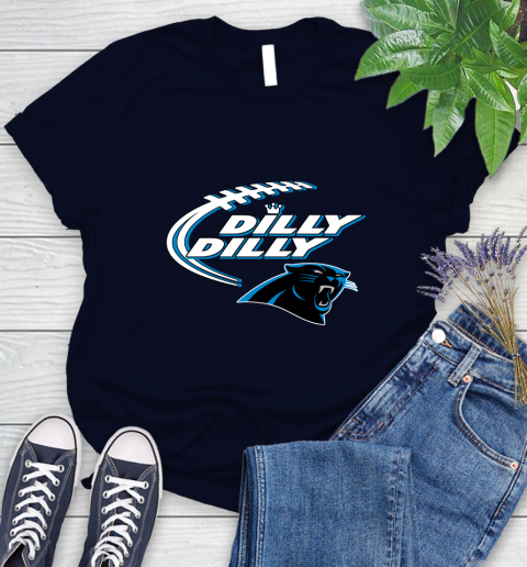 NFL Carolina Panthers Dilly Dilly Football Sports Women's T-Shirt 3