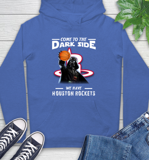 NBA Come To The Dark Side We Have Houston Rockets Star Wars Darth Vader Basketball Hoodie 9