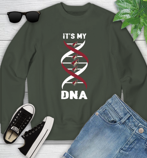 Arizona Coyotes NHL Hockey It's My DNA Sports Youth Sweatshirt 9