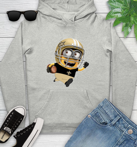 NFL New Orleans Saints Minions Disney Football Sports Youth Hoodie