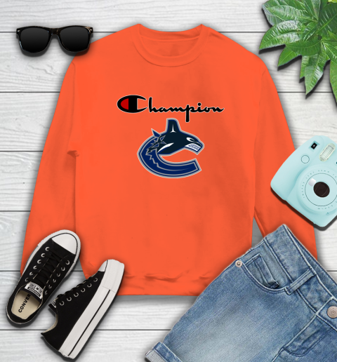 NHL Hockey Vancouver Canucks Champion Shirt Sweatshirt 2
