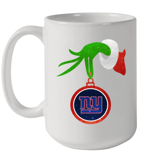 New York Giants Grinch Merry Christmas NFL Football Ceramic Mug 15oz