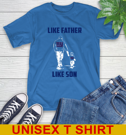 New York Giants NFL Football Like Father Like Son Sports T-Shirt 11