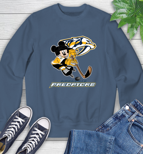 NHL Nashville Predators Mickey Mouse Disney Hockey T Shirt Sweatshirt 19