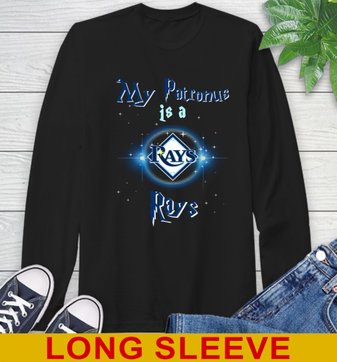 MLB Baseball Harry Potter My Patronus Is A Tampa Bay Rays Long Sleeve T-Shirt
