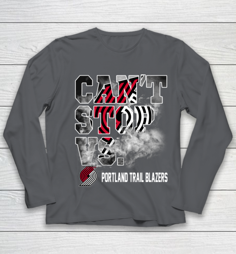 NBA Portland Trail Blazers Basketball Can't Stop Vs Youth Long Sleeve 6