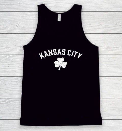 Kansas City St Patrick's Shirt  Patty's Day Shamrock Tank Top
