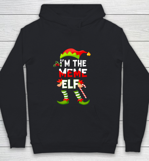 I m The Meme Elf Christmas Matching Pajamas Youth Hoodie