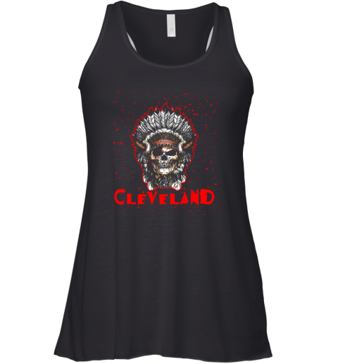 Cleveland Hometown Indian Tribe Vintage Baseball Fan Awesome Racerback Tank