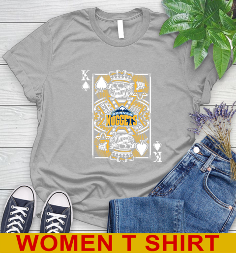 Denver Nuggets NBA Basketball The King Of Spades Death Cards Shirt Women's T-Shirt 5