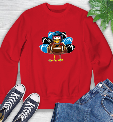 Carolina Panthers Turkey Thanksgiving Day Sweatshirt 10