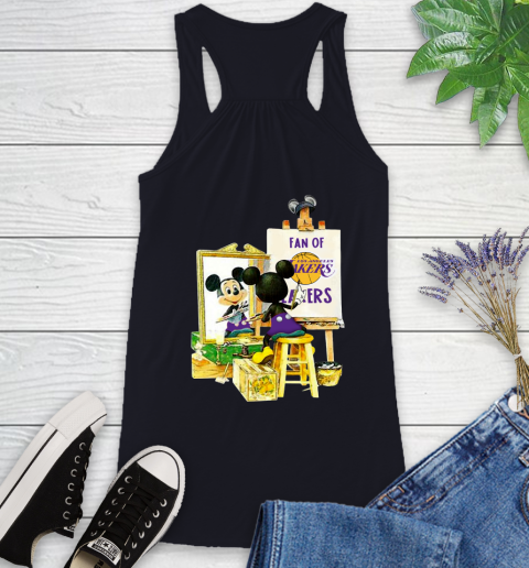 NBA Basketball Los Angeles Lakers Mickey Drawing Shirt 44 NBA Basketball Los Angeles Lakers Mickey Drawing Shirt - Image 44