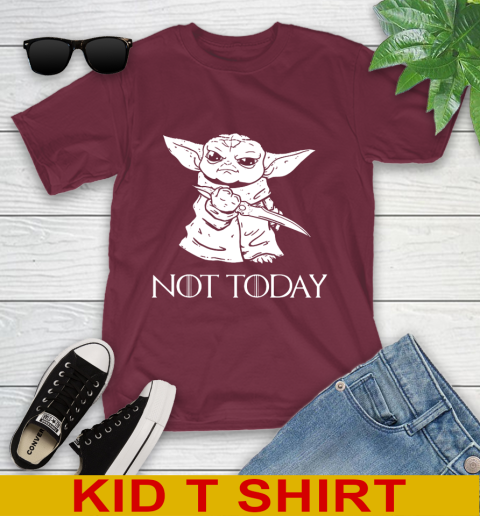 Not Today Game Of Thrones Star Wars Baby Yoda Shirt 101