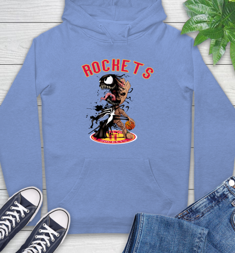 NBA Houston Rockets Basketball Venom Groot Guardians Of The Galaxy Hoodie 11