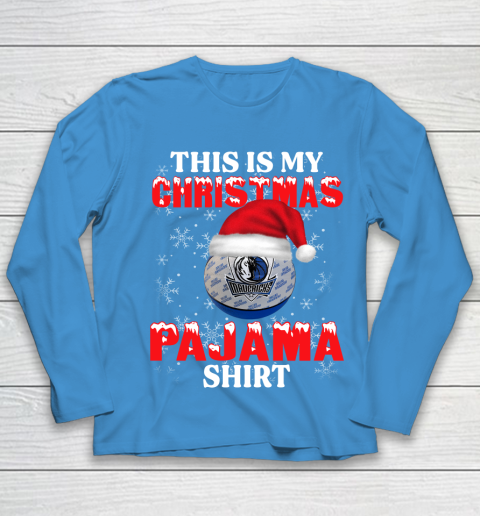 Dallas Mavericks This Is My Christmas Pajama Shirt NBA Youth Long Sleeve 5
