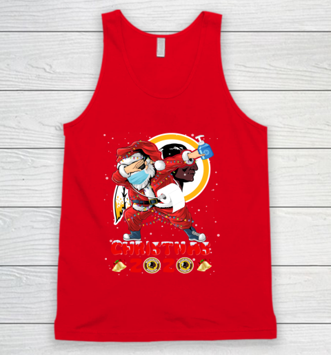 Washington Redskins Funny Santa Claus Dabbing Christmas 2020 NFL Tank Top 5
