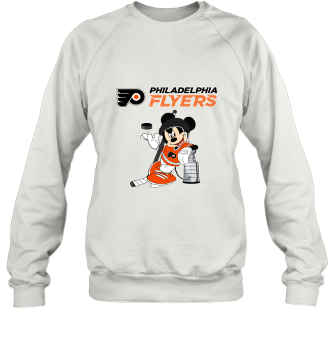 Mickey Philadelphia Flyers With The Stanley Cup Hockey NHL Sweatshirt