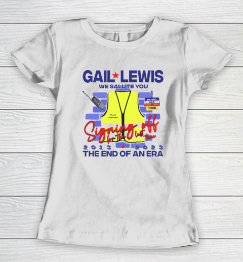 Gail Lewis We Salute You  American Hero Women's T-Shirt