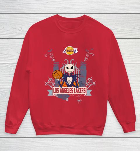 lakers hoodie red