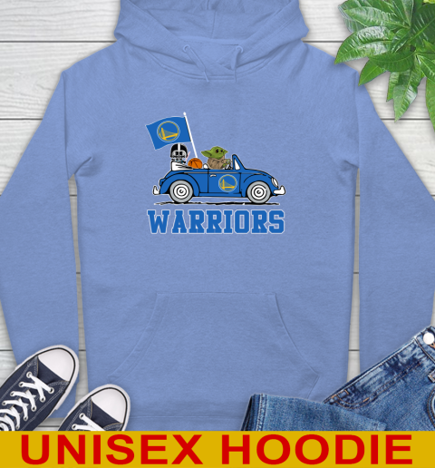 NBA Basketball Golden State Warriors Darth Vader Baby Yoda Driving Star Wars Shirt Hoodie 11