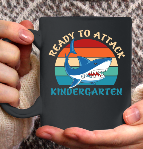 Back To School Shirt Ready to attack kindergarten Ceramic Mug 11oz