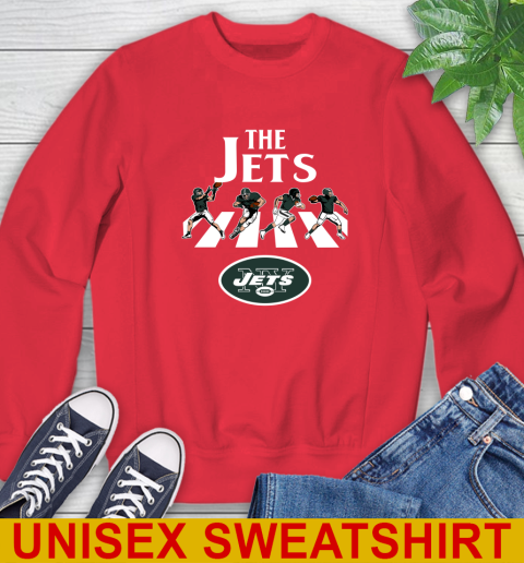 NFL Football New York Jets The Beatles Rock Band Shirt Sweatshirt 12