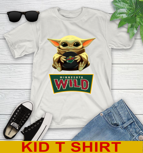 NHL Hockey Minnesota Wild Star Wars Baby Yoda Shirt 112