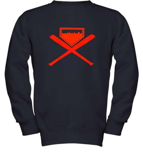 k6zc plate vintage sf skyline shirt san francisco baseball home youth sweatshirt 47 front navy