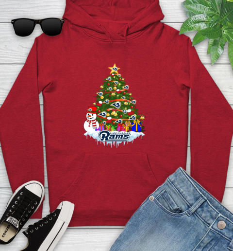 Los Angeles Rams Merry Christmas NFL Football Sports Youth Hoodie 11