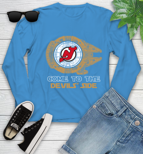 NHL Come To The New Jersey Devils Wars Hockey Sports Youth Long Sleeve 8