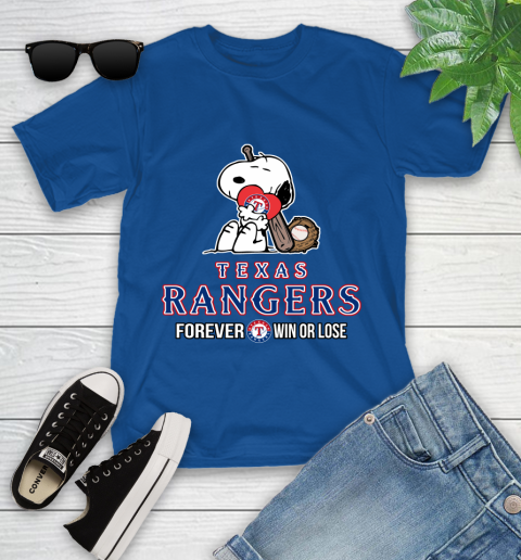 MLB The Peanuts Movie Snoopy Forever Win Or Lose Baseball Texas Rangers 111