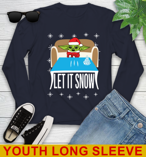 Christmas Baby Yoda And Cocaine Let It Snow Star Wars Shirts 118