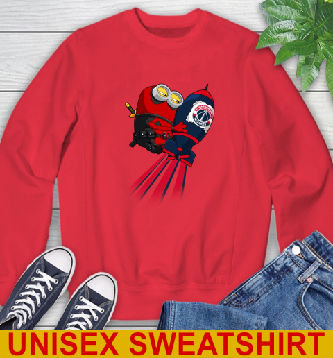 NBA Basketball Washington Wizards Deadpool Minion Marvel Shirt Sweatshirt 12