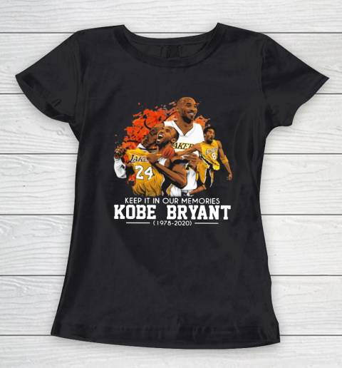 Rip Kobe Tee In Memory Of Kobe Bryant 2020 Women's T-Shirt