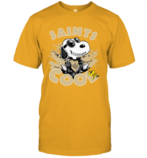 New Orleans Saints Snoopy Joe Cool We're Awesome Unisex Jersey Tee